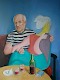 Erwischt: Pablo mit seiner Geliebten Marie-Therese Walter  60X80